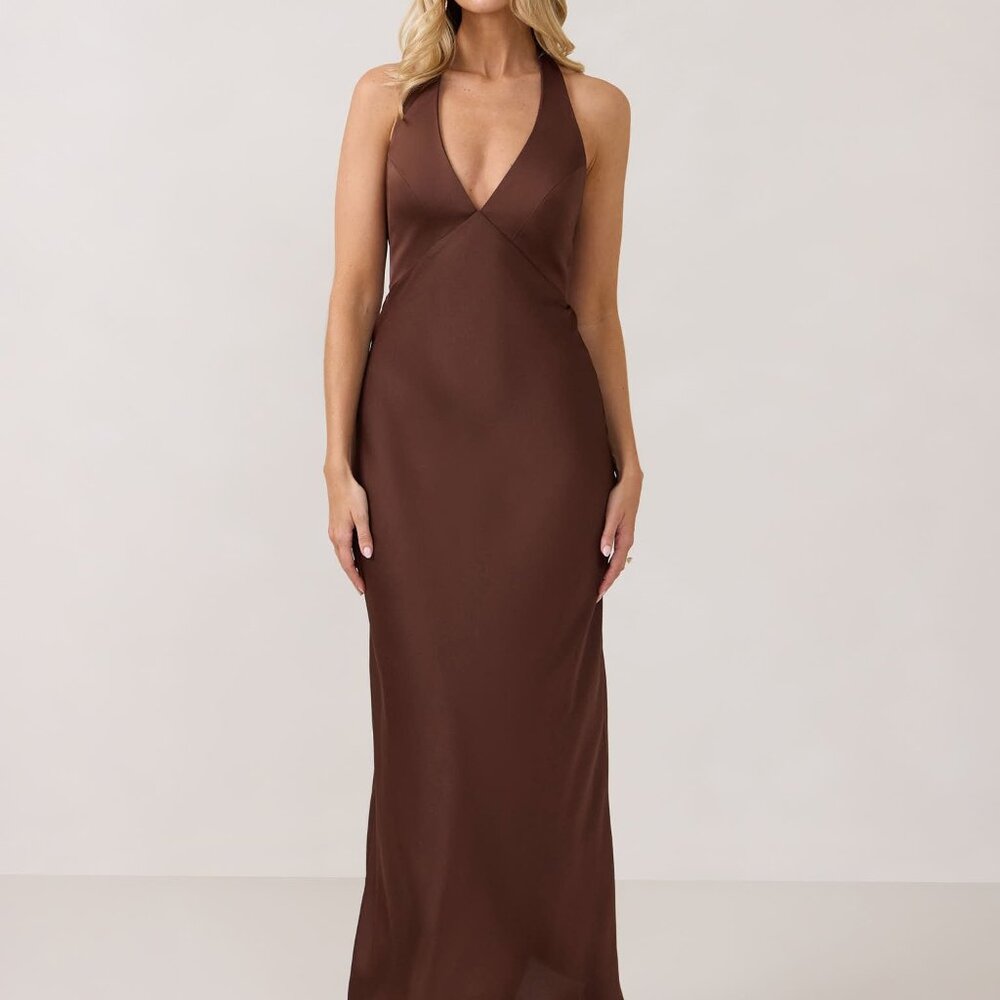 Park & Fifth Hayden Dress Size MM / Chocolate - Picture 4 of 5